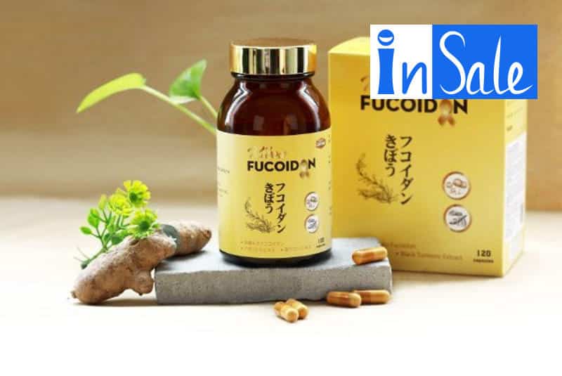Kibou Fucoidan nghệ đen là sản phẩm có sự kết hợp của ba loại dược liệu quý