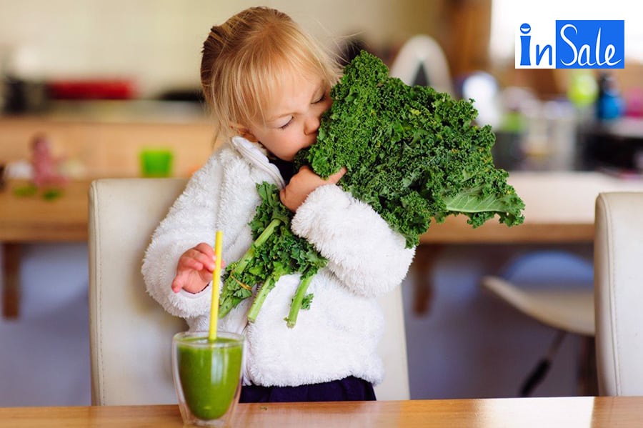 Cải xoăn Kale là thực phẩm tốt cho sức khỏe của trẻ