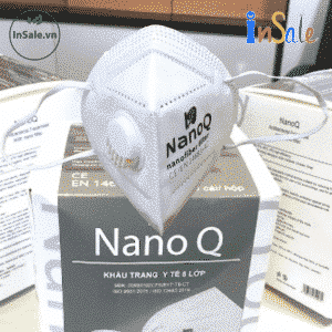 Khẩu trang Nano Q N95 tinh dầu bạc hà - Chính hãng