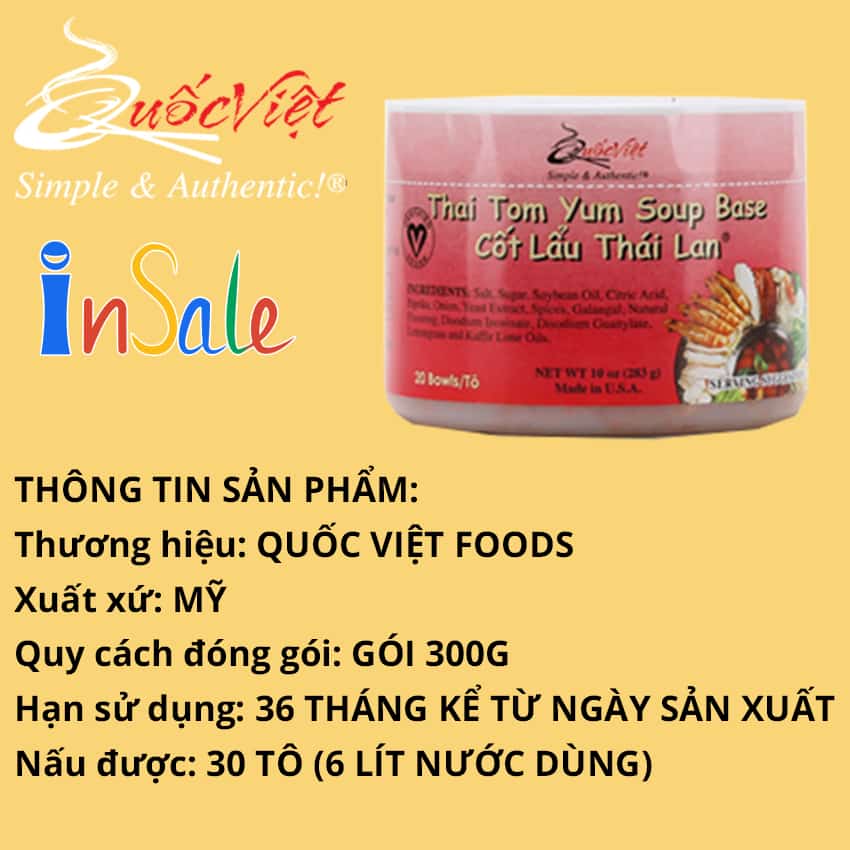 Cốt nấu lẩu thái Quốc Việt