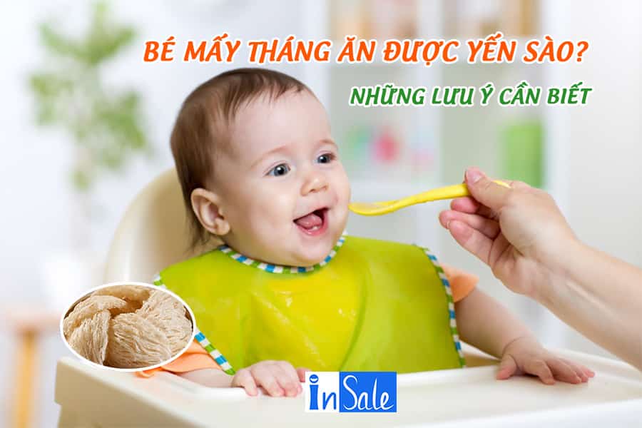 Bé mấy tháng ăn được yến sào