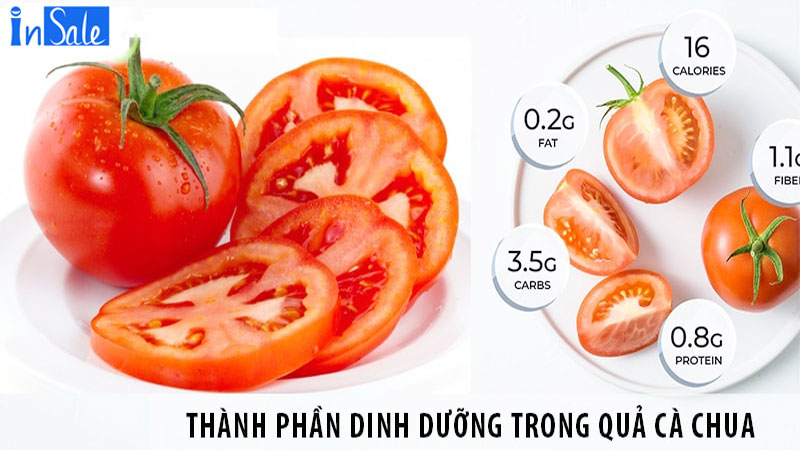 Các chất dinh dưỡng có trong quả cà chua