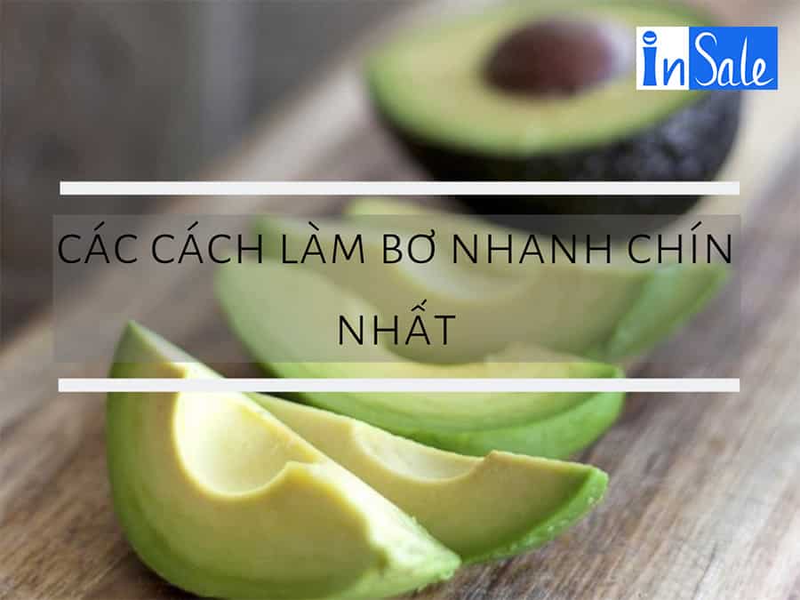 Cách ủ bơ khi bơ đã bị cắt