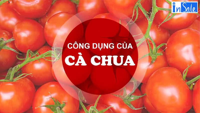 Những công dụng của cà chua đối với sức khỏe