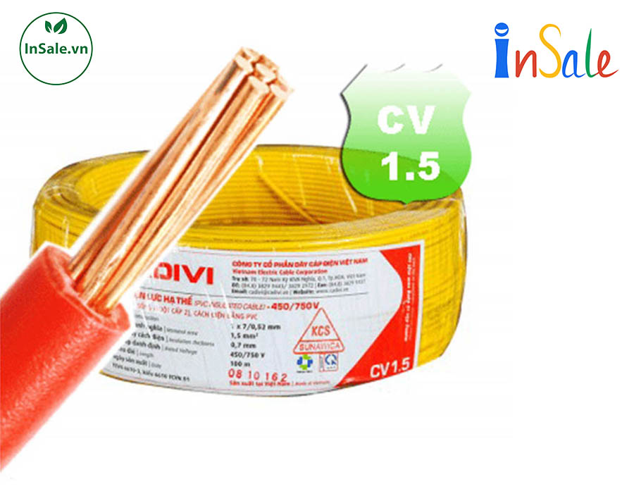 Dây cáp điện dân dụng CV 1.5