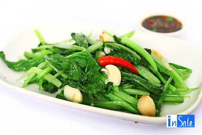 Cải Kale xào tỏi