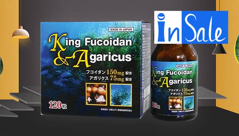 King Fucoidan & Agaricus là thuốc bổ tăng sức đề kháng cho người lớn