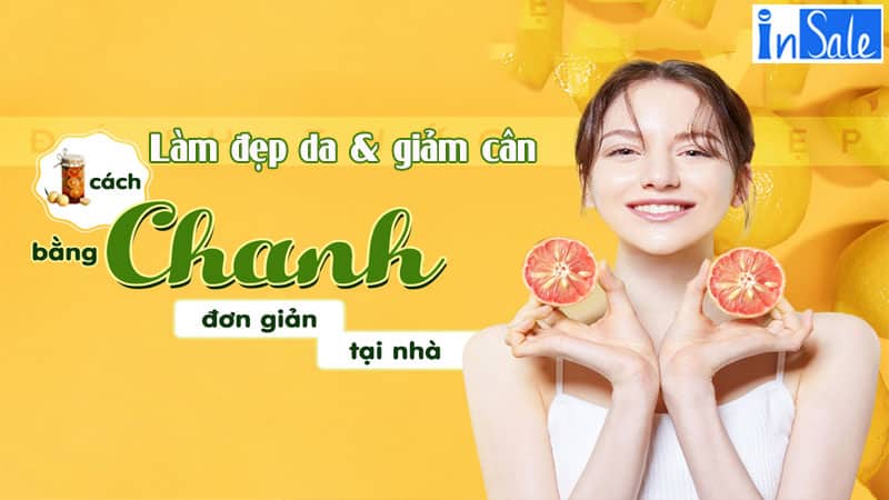 Làm đẹp da & giảm cân bằng chanh đào mật ong