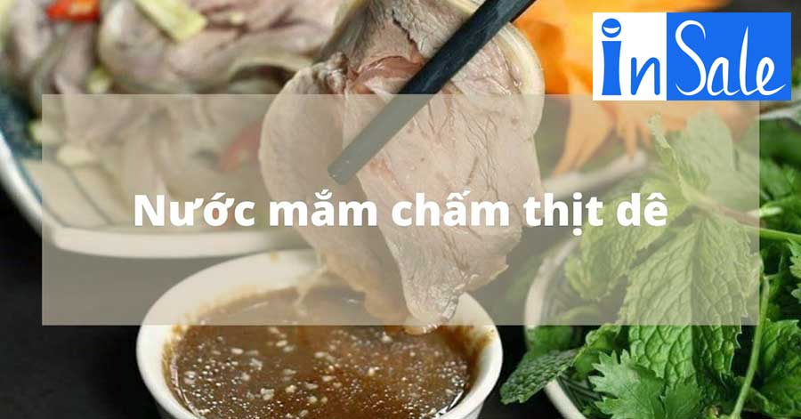 Nước tương chấm thịt dê là yếu tố quan trọng cần chú ý