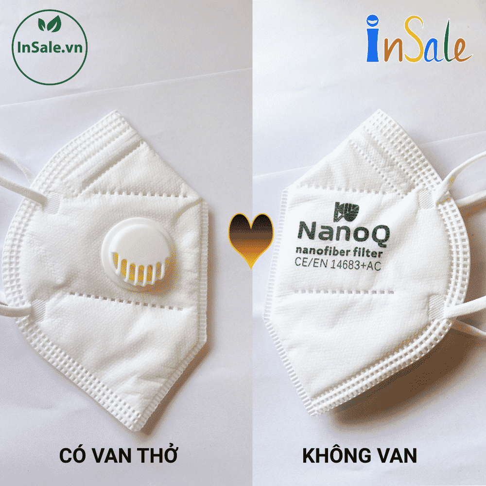 Khẩu trang Nano Q N95 có 2 loại cho người dùng thoải mái lựa chọn