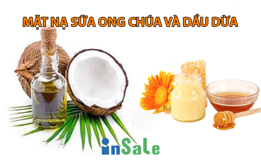 Tác dụng của mặt nạ sữa ong chúa và dầu dừa trị nám