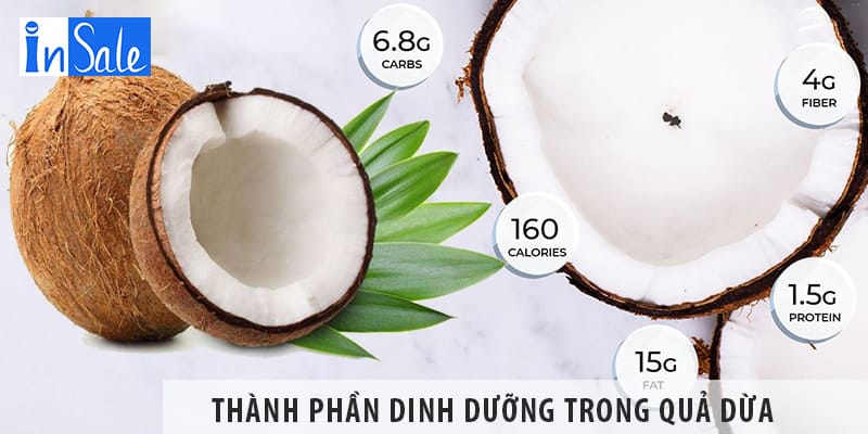 Thành phần dinh dưỡng có trong dừa xiêm Vạn Thọ